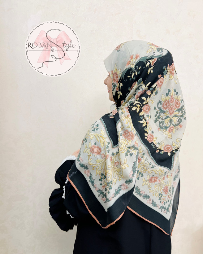 روسری نخی طرح نوبهار