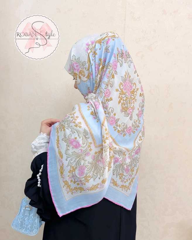 روسری نخی طرح نوبهار