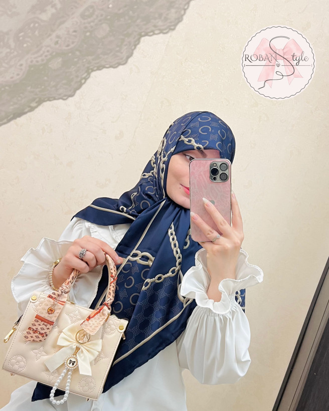 ابریشم توییل طرح سلین