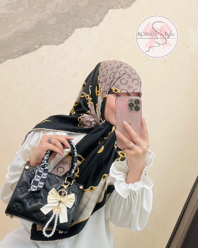ابریشم توییل طرح سلین